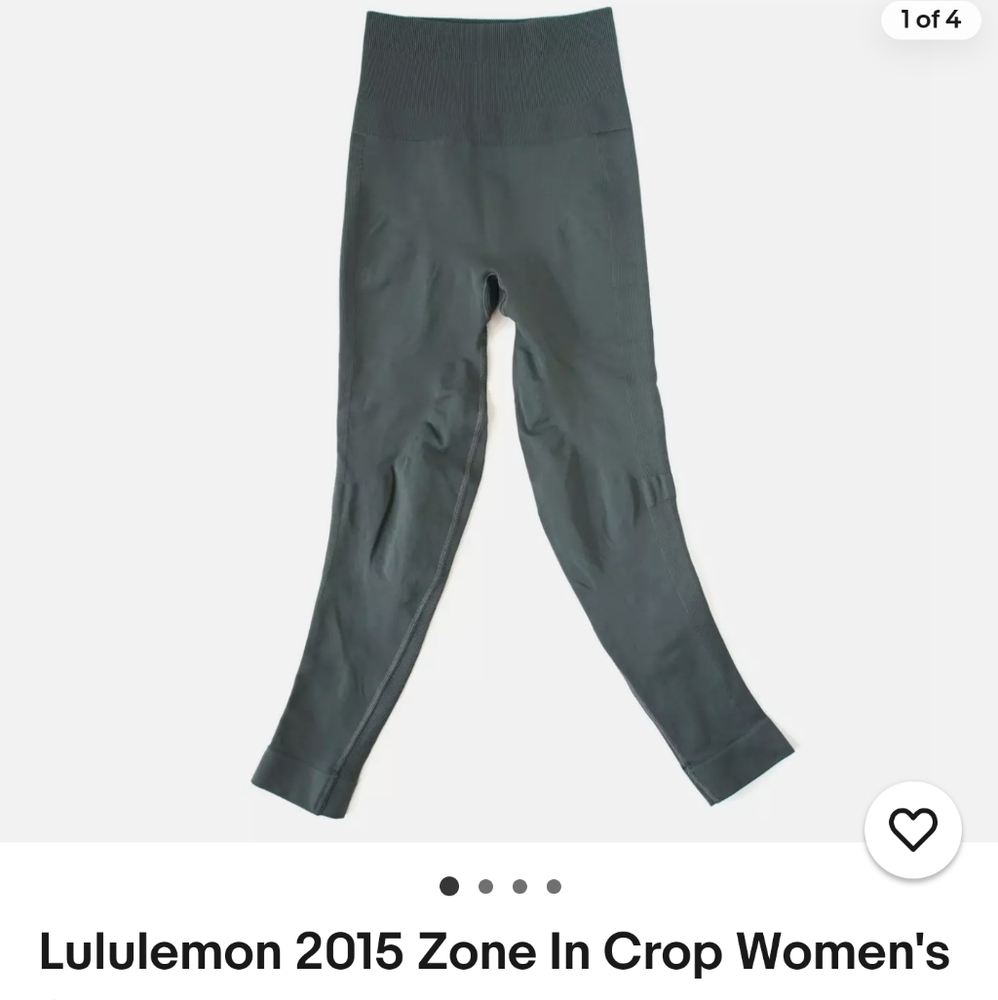 Lululemon Zone cropped leggings